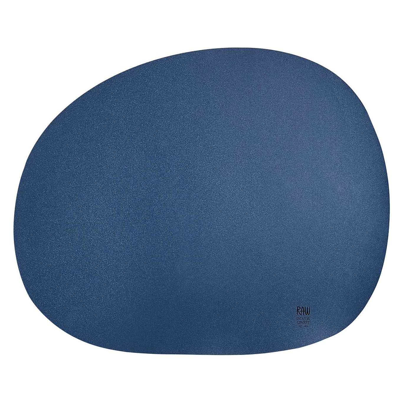 Raw Organic Dækkeserviet 33,5x41 cm, Insignia Blue