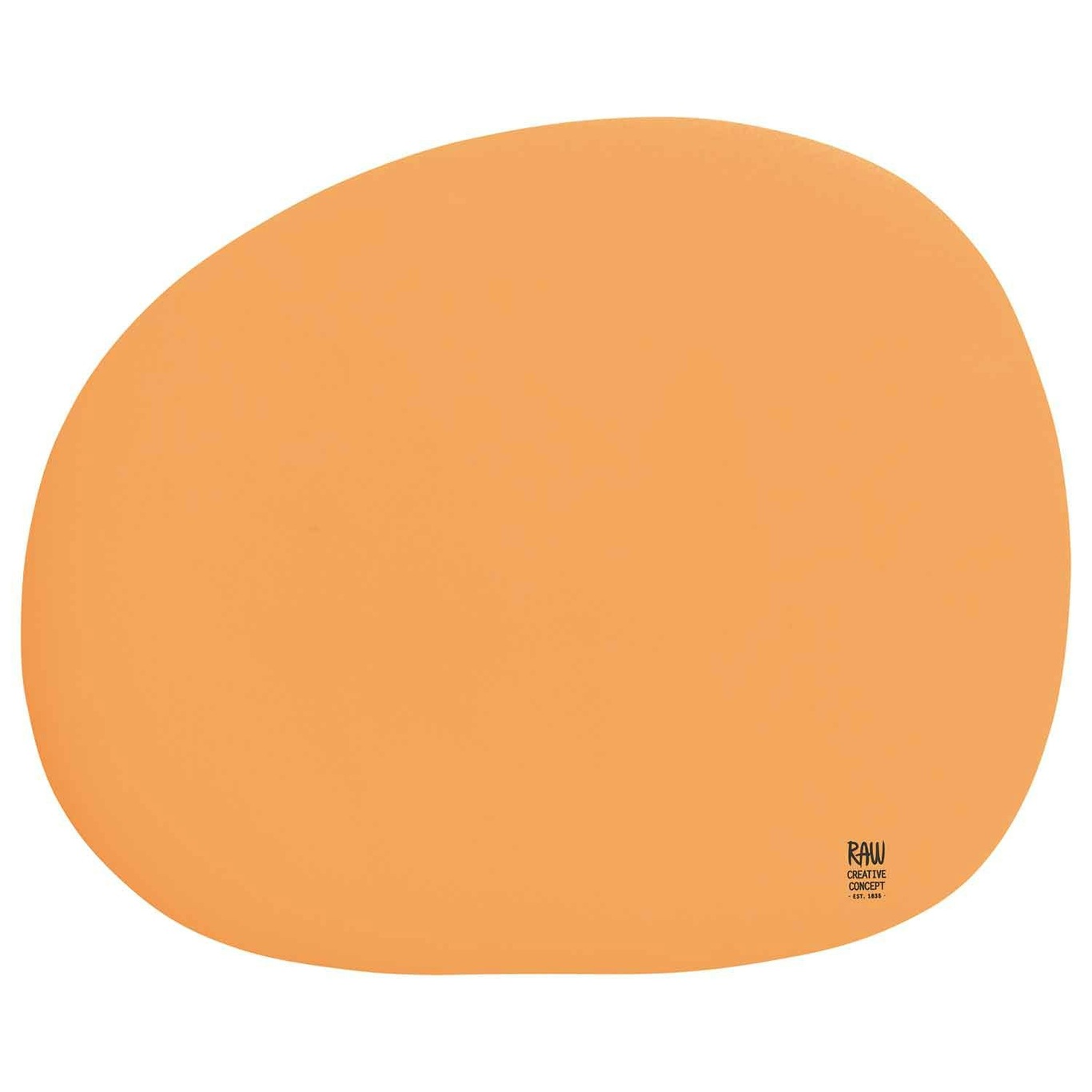 Raw Organic Dækkeserviet 33,5x41 cm, Orange