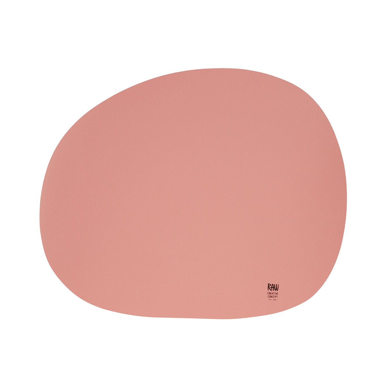 Raw Organic Dækkeserviet 33,5x41 cm, Pink Sky