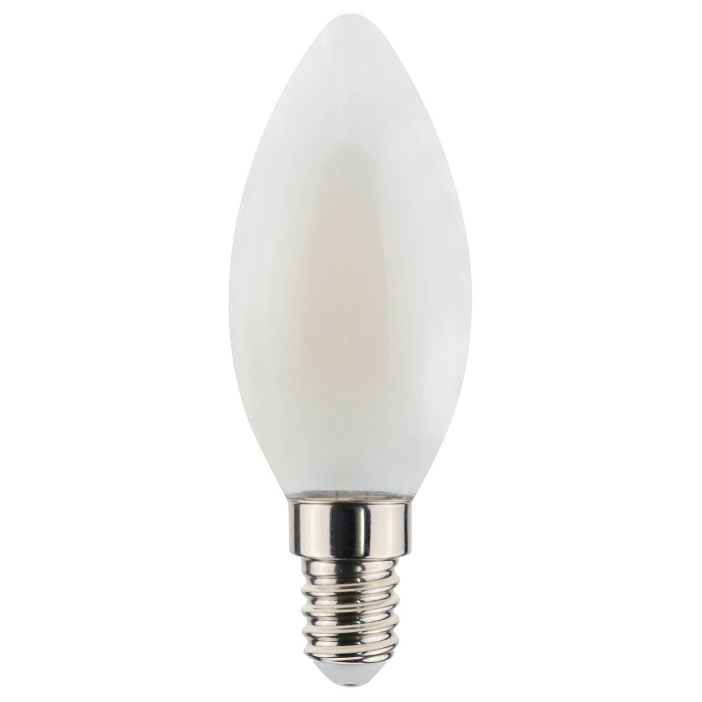 Filament LED C37 E14 3000K 250lm 2,5W Opal hvid