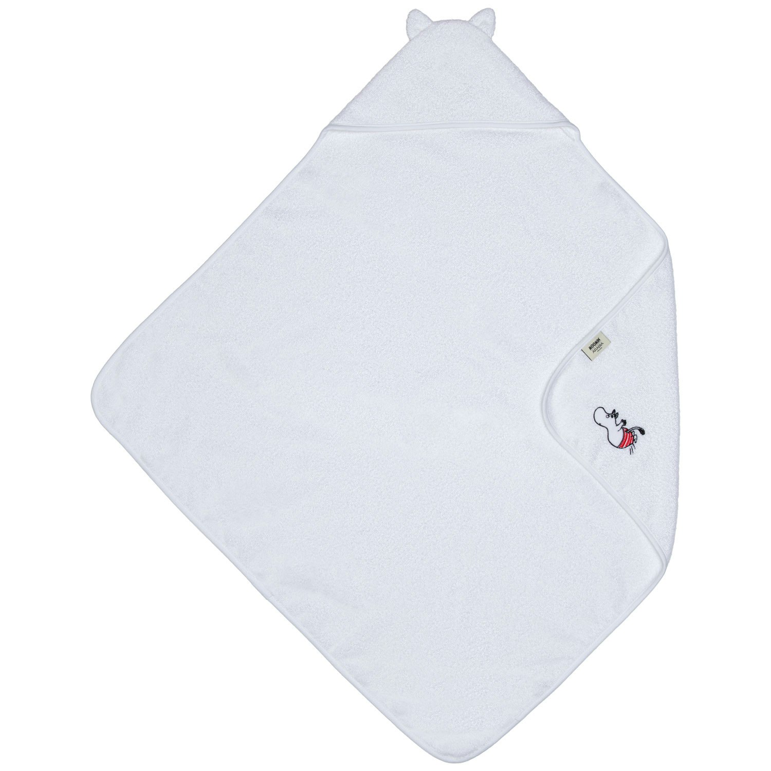 Arabia-Moomin Badehåndklæde med Hætte Mumitrold, 80x80 cm