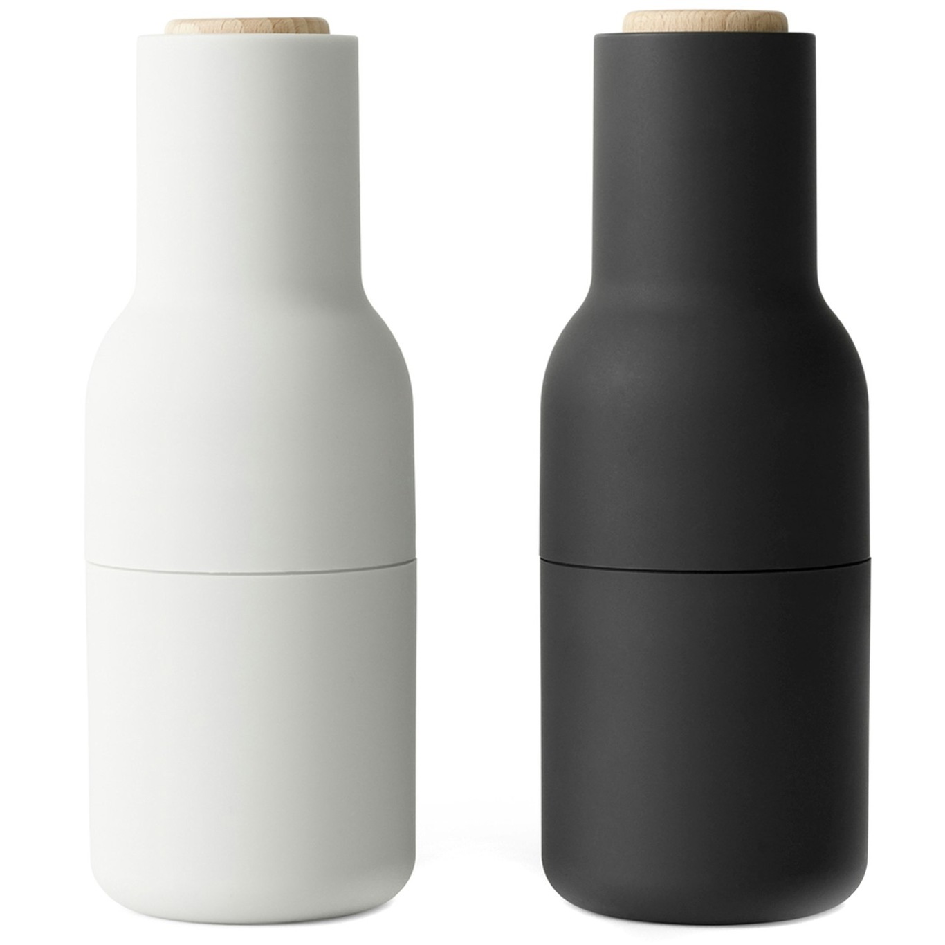Bottle Grinder Krydderikværn 2-pak, Asketræ / Carbon / Bøgetræ