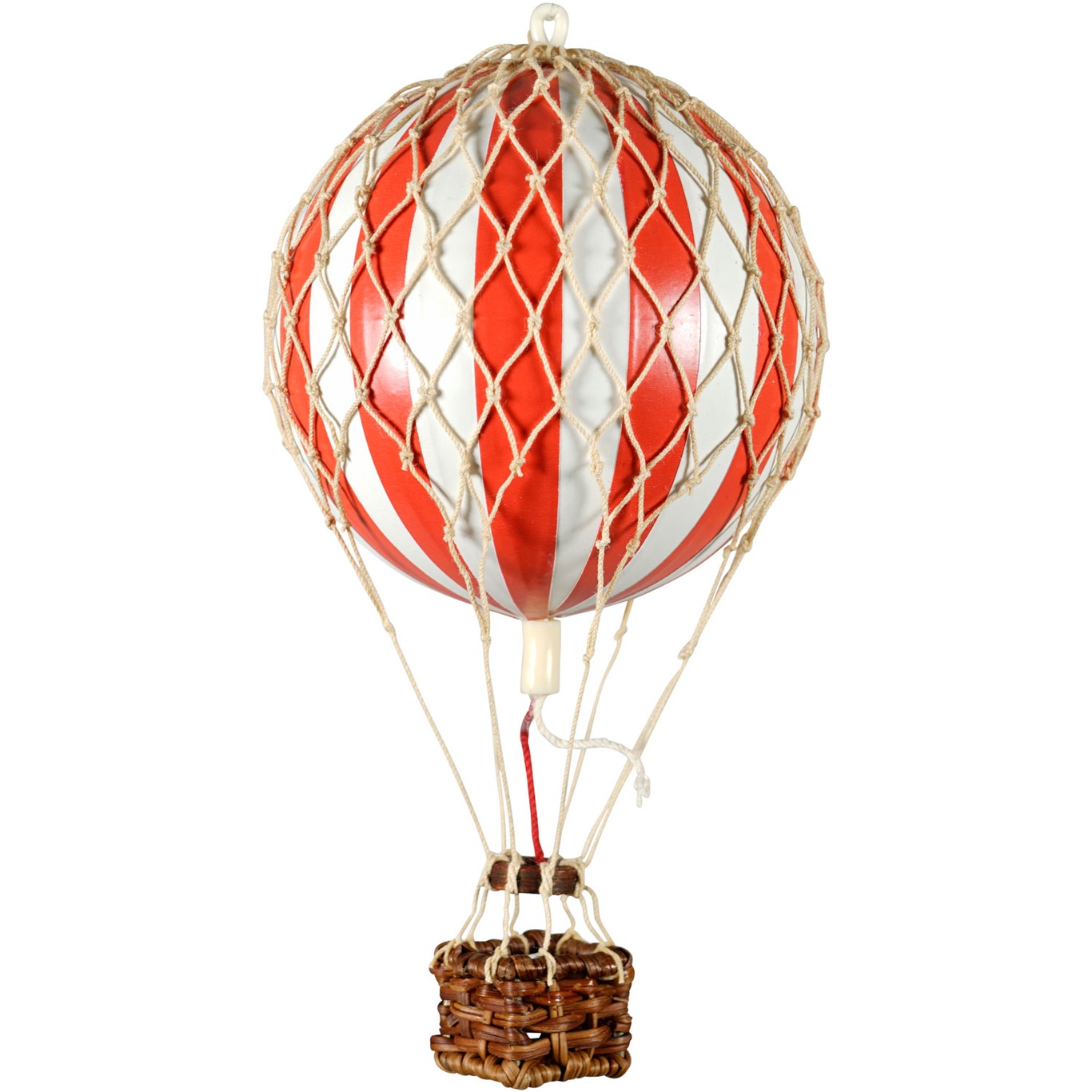 Floating The Skies Luftballon 13x8.5 cm, Rød / Hvid
