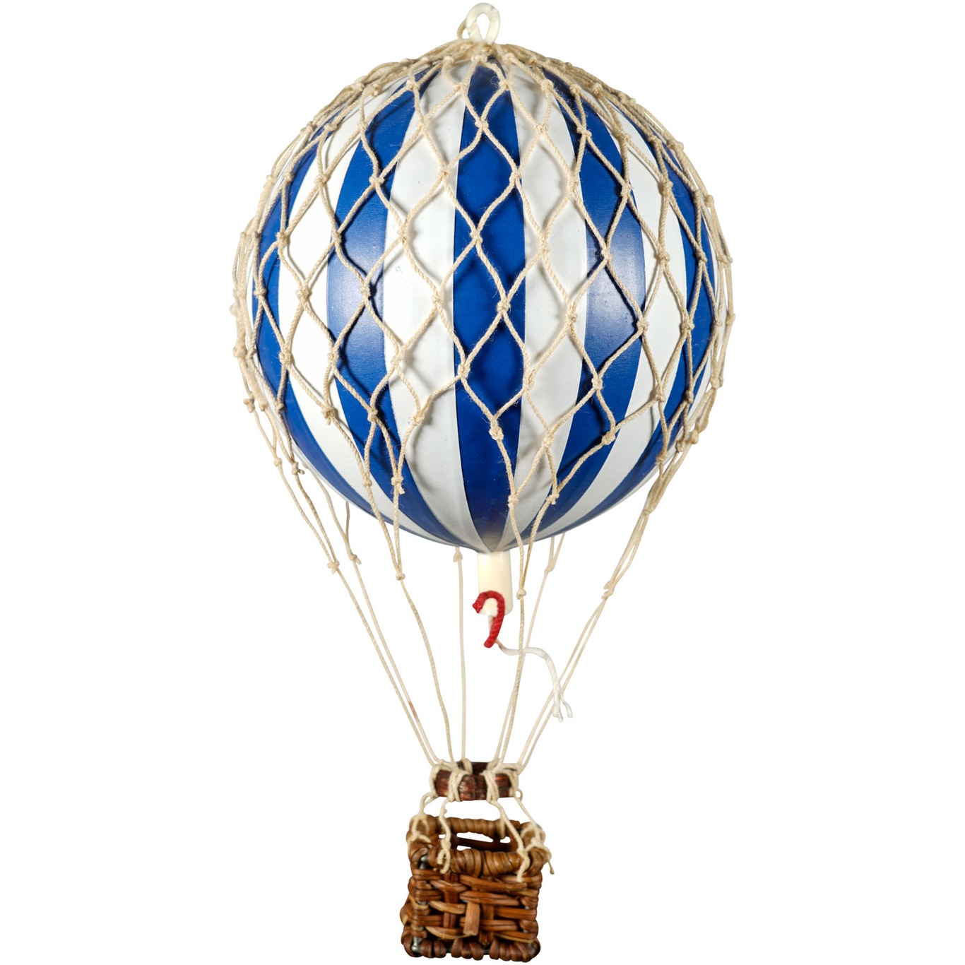 Floating The Skies Luftballon 13x8.5 cm, Blå / Hvid