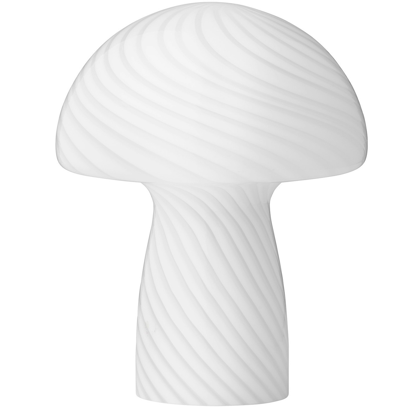 Mushroom Bordlampe 23 cm, Hvid