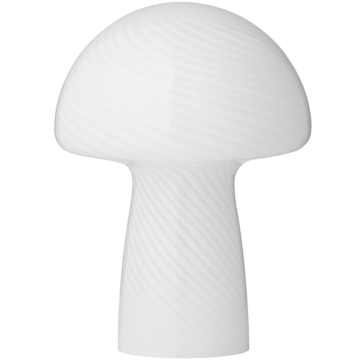 Mushroom Bordlampe XL 32 cm, Hvid