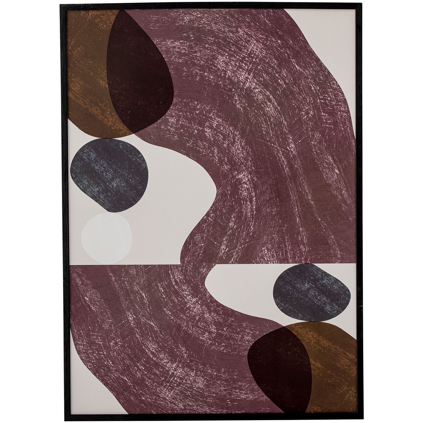 Yoselin Plakat med Ramme 52x72 cm, Sort
