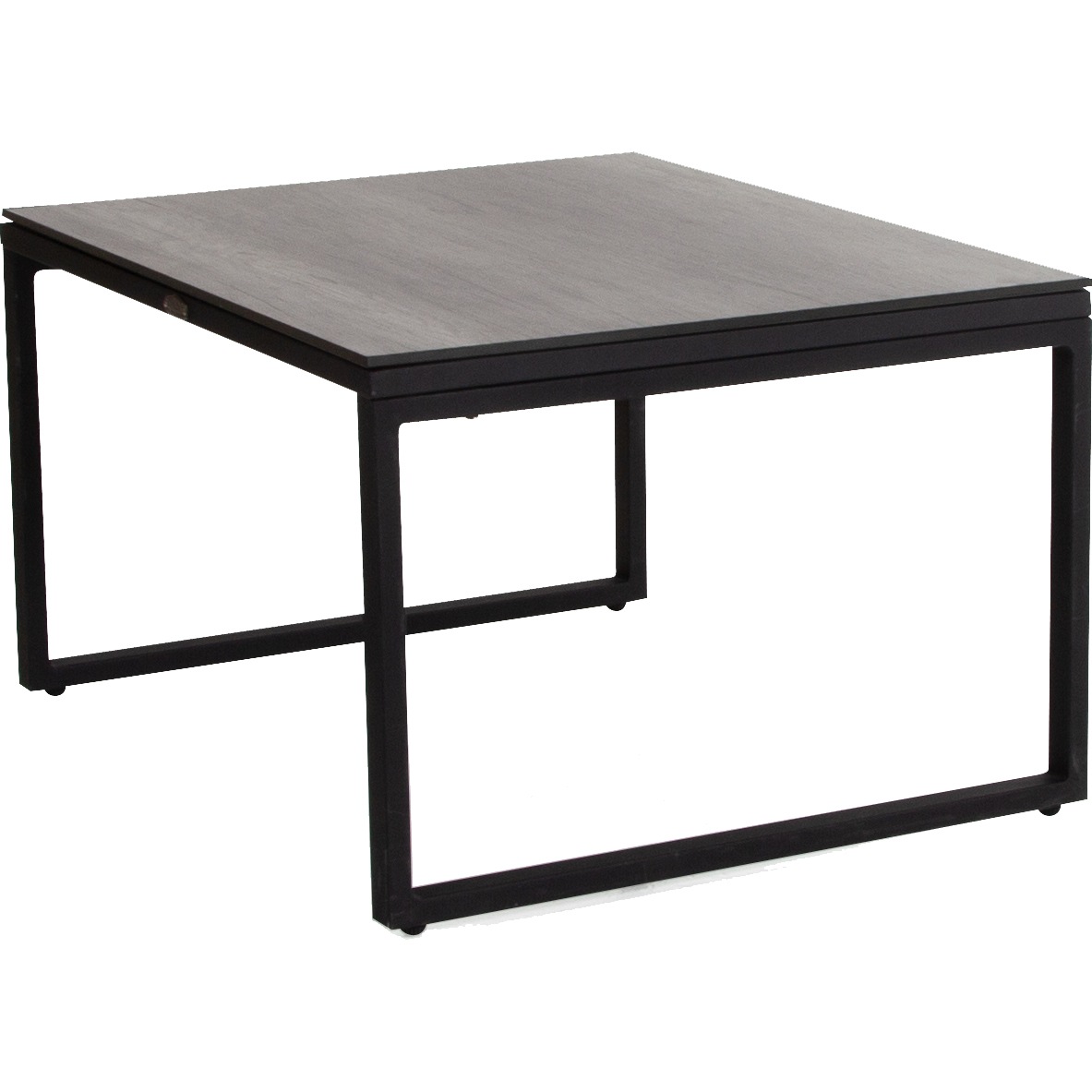 Talance Coffee table 74x60cm H40, Black / Dark Grey