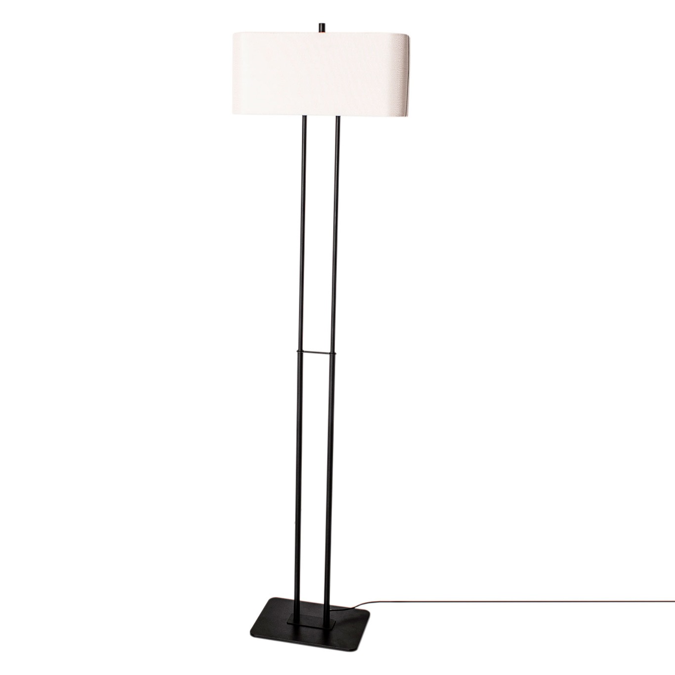 Luton Gulvlampe H150 cm, Sort / Hvid