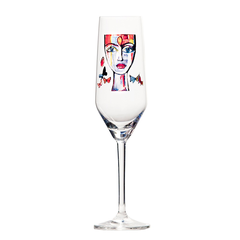 Butterfly Messenger Champagneglas, 30 cl