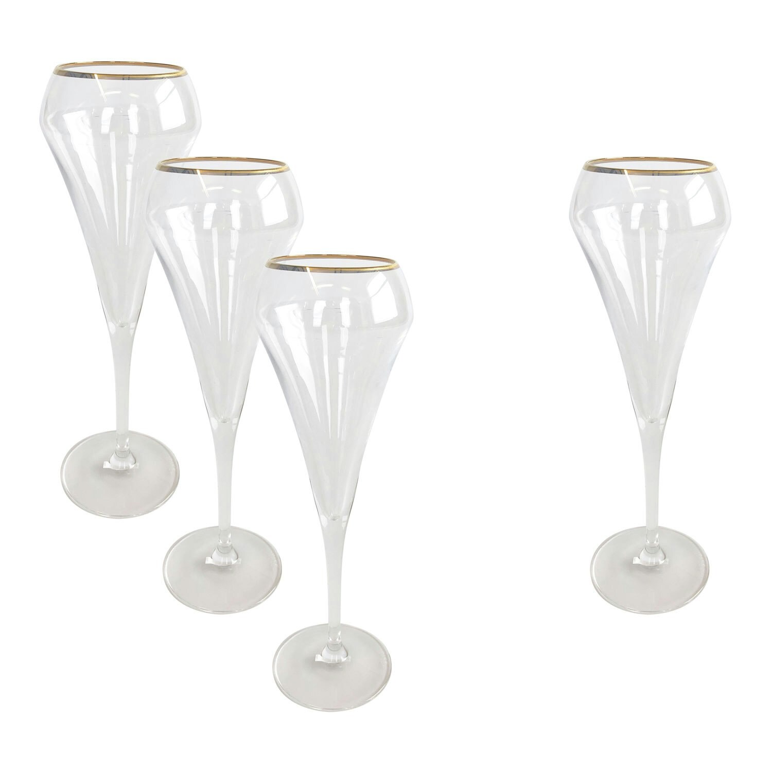 - cl, Chef&Sommelier 4-pak 20 Up Champagneglas Open Guld @