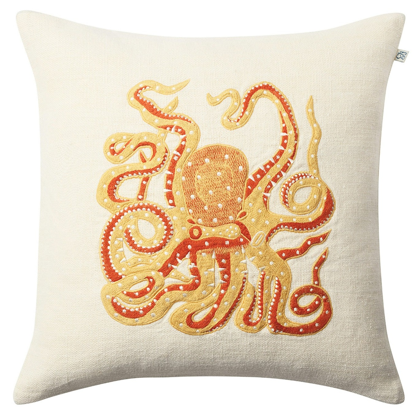 Octopus Betræk 50x50 cm, Spicy Yellow/Orange