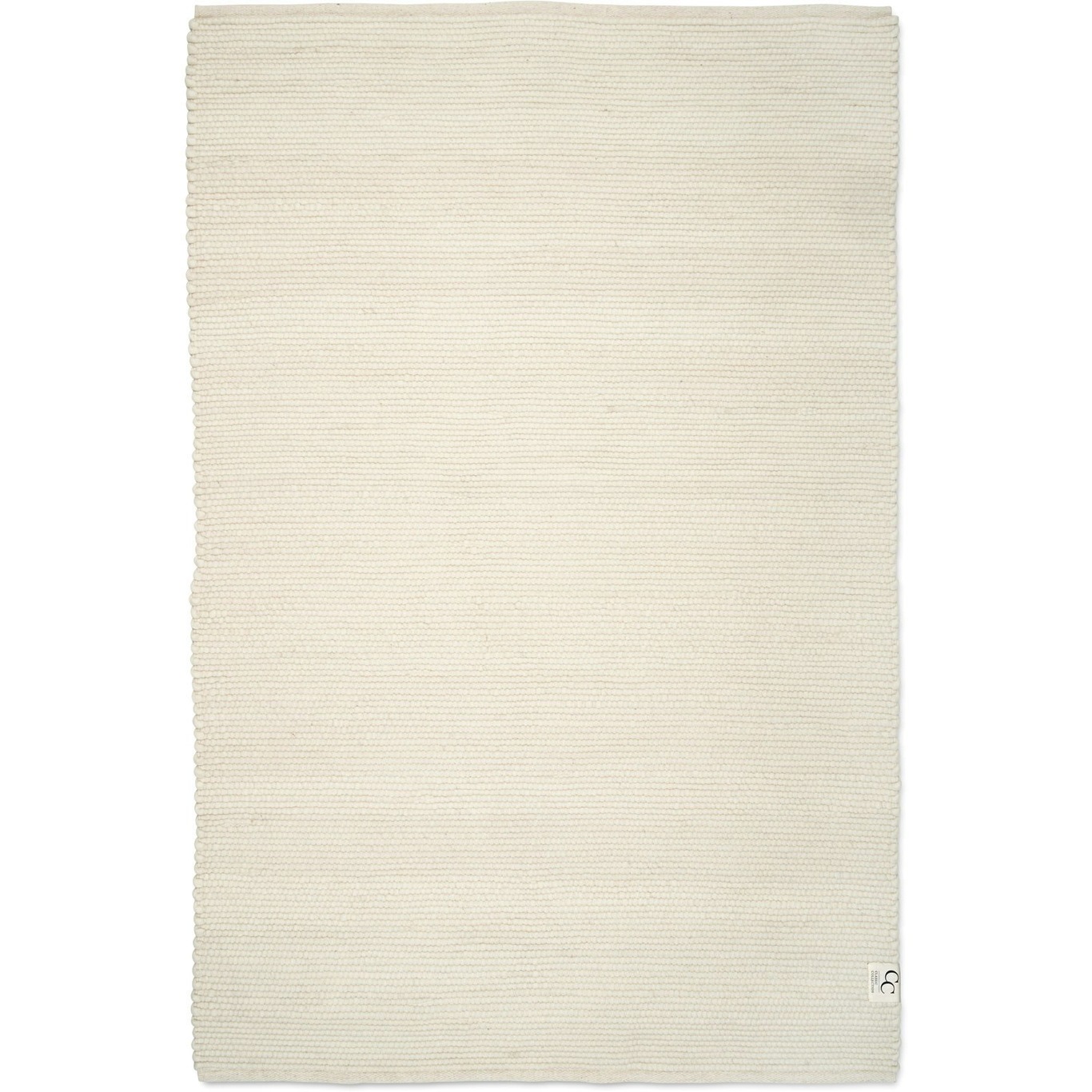 Merino Tæppe 140x200 cm, Hvidt