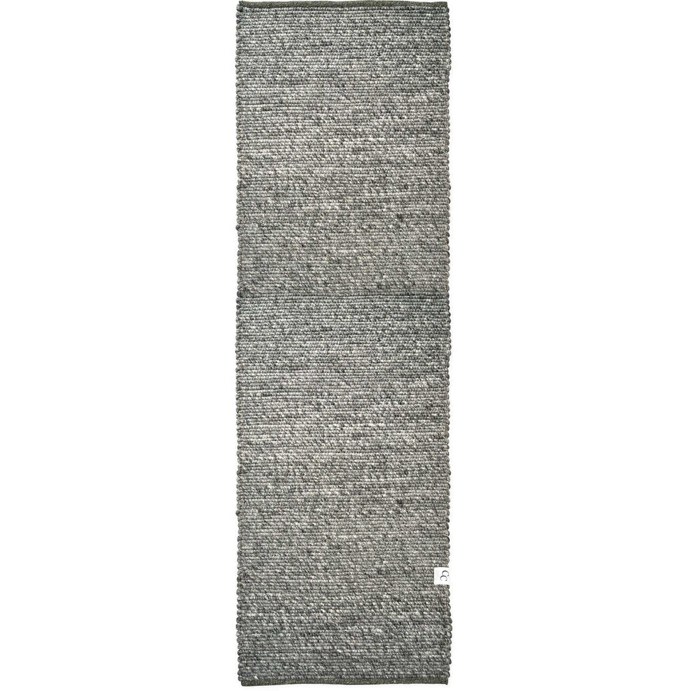 Merino Tæppe 80x250 cm, Granite