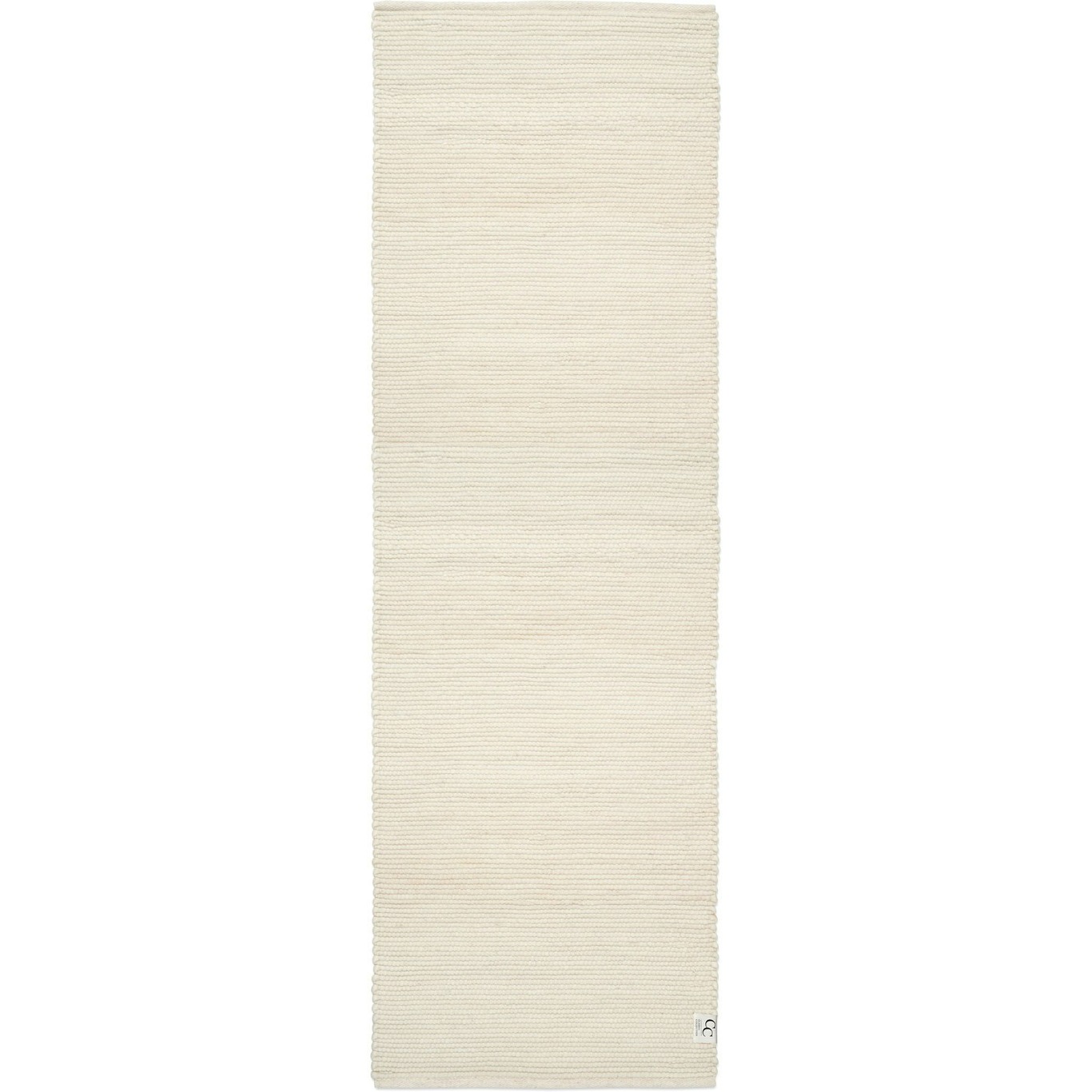 Merino Tæppe 80x250 cm, Hvidt
