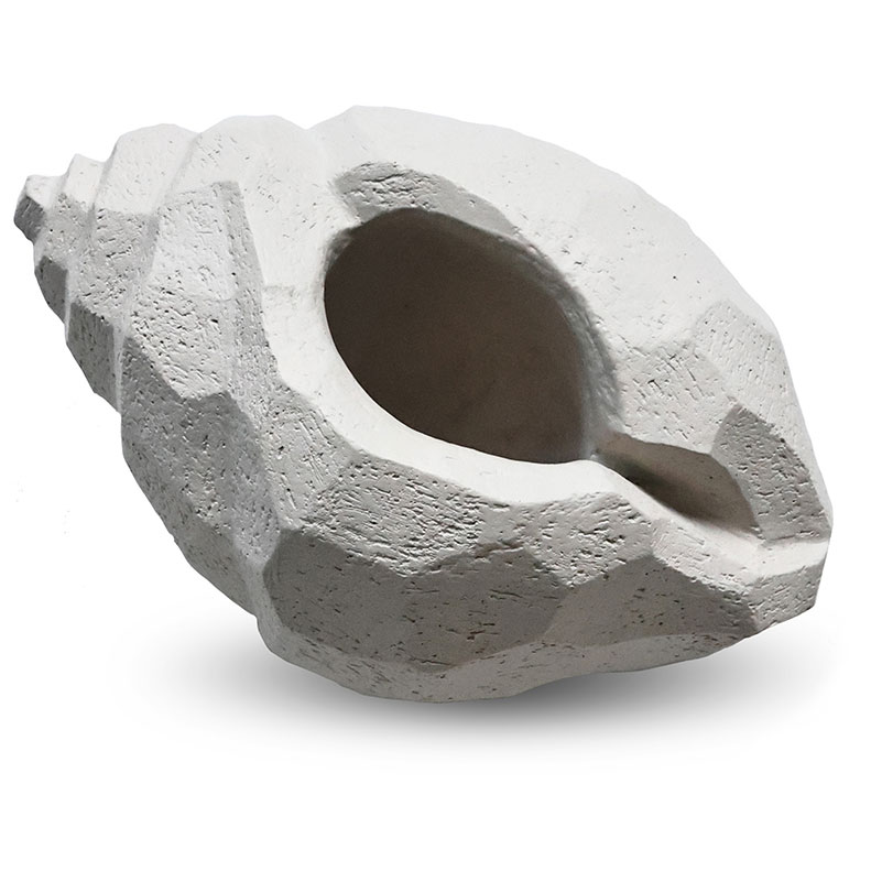 The Pear Shell Skulptur 16 cm, Kalksten
