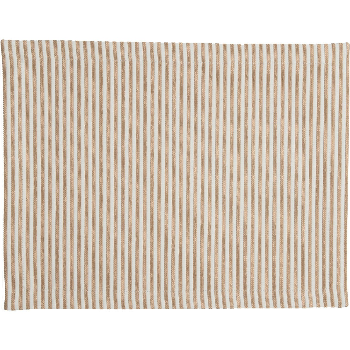 Narrow Stripe Dækkeserviet 35x45 cm, Beige