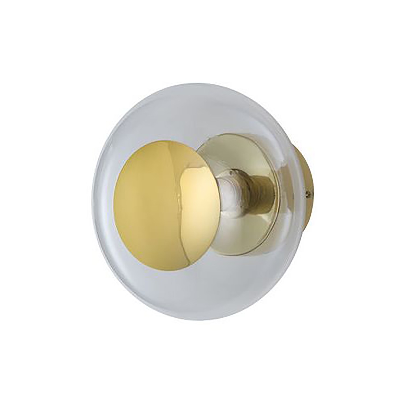 Horizon Loftslampe  Ø21cm, Clear W Gold