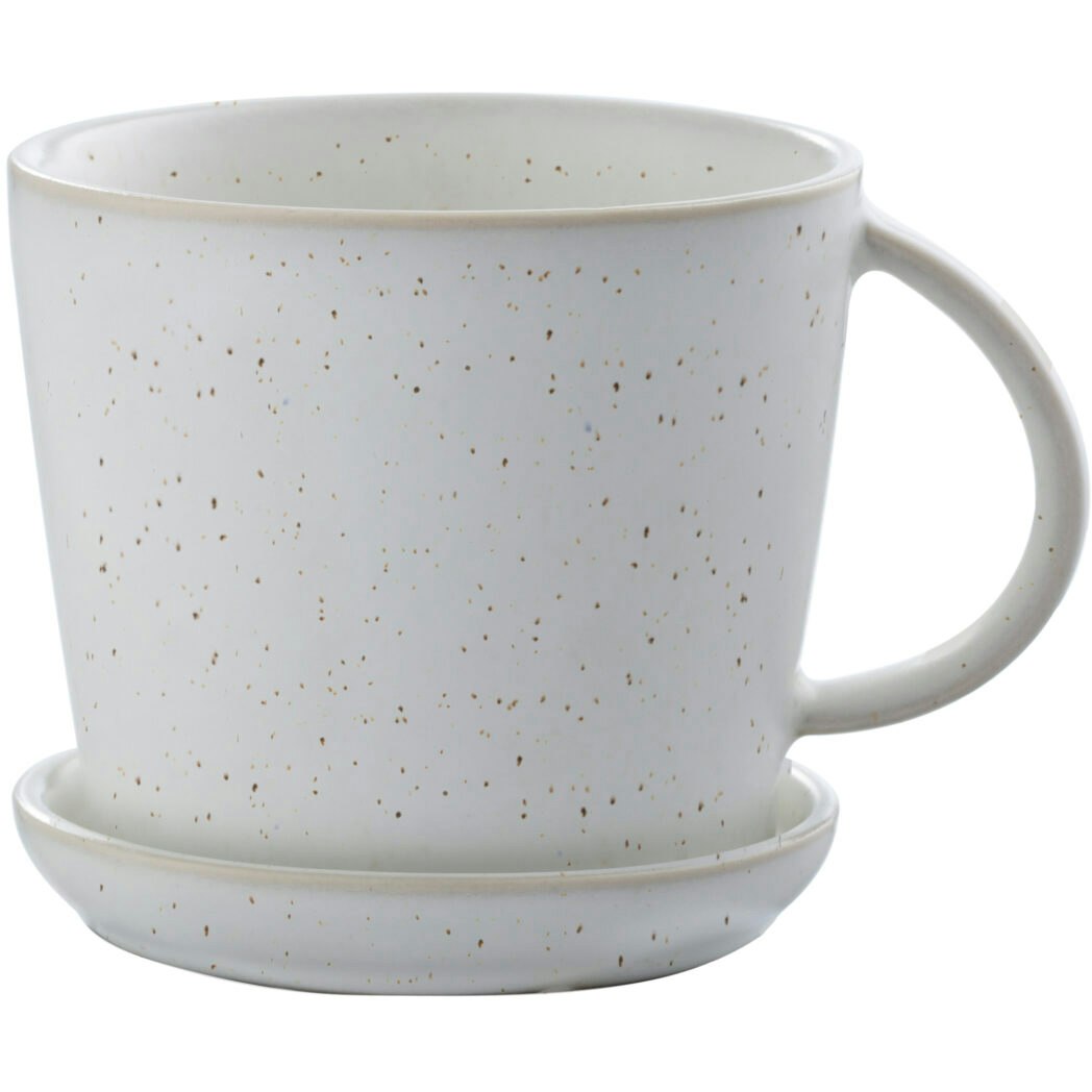 Cup With Saucer 8,5 cm, Grey