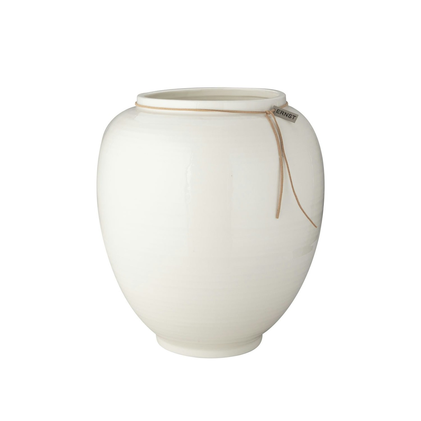 Vase White Glazed