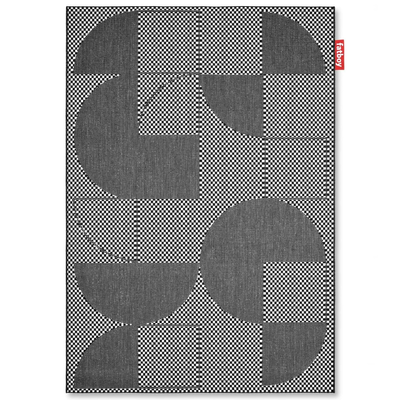 Carpretty Petit Jigsaw Tæppe 160x230 cm, Sort / Hvidt