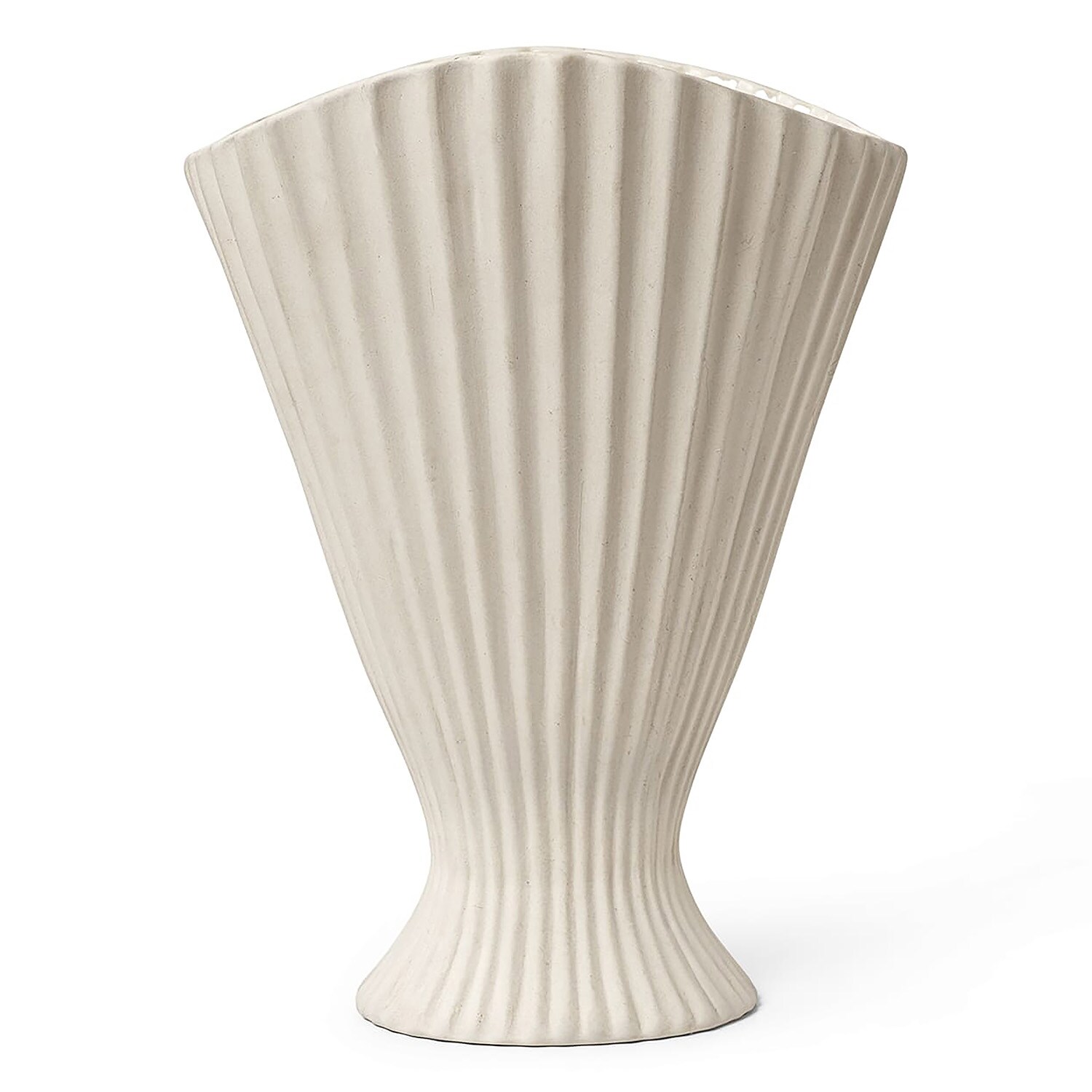 Uredelighed dukke demonstration Fountain Vase, Offwhite - Ferm Living @ RoyalDesign.dk