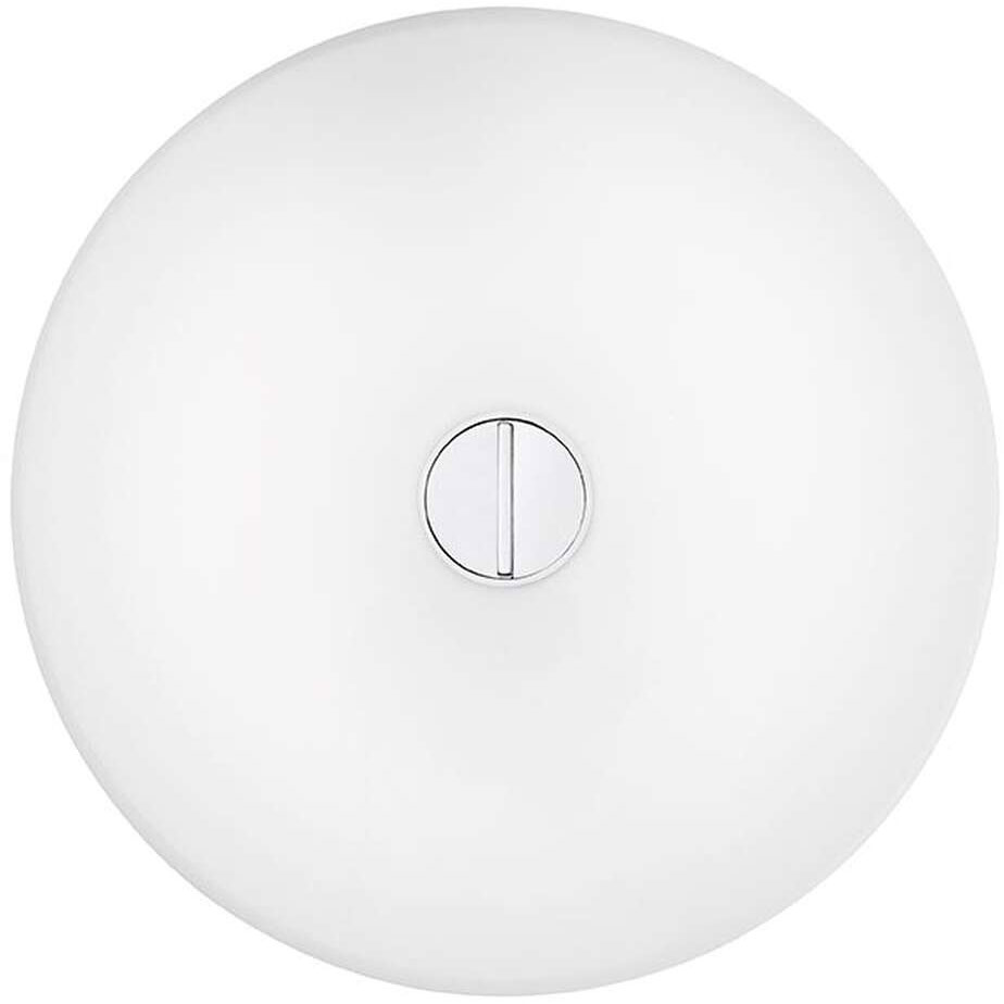 Button Loft/Væglampe, Opal/Hvid