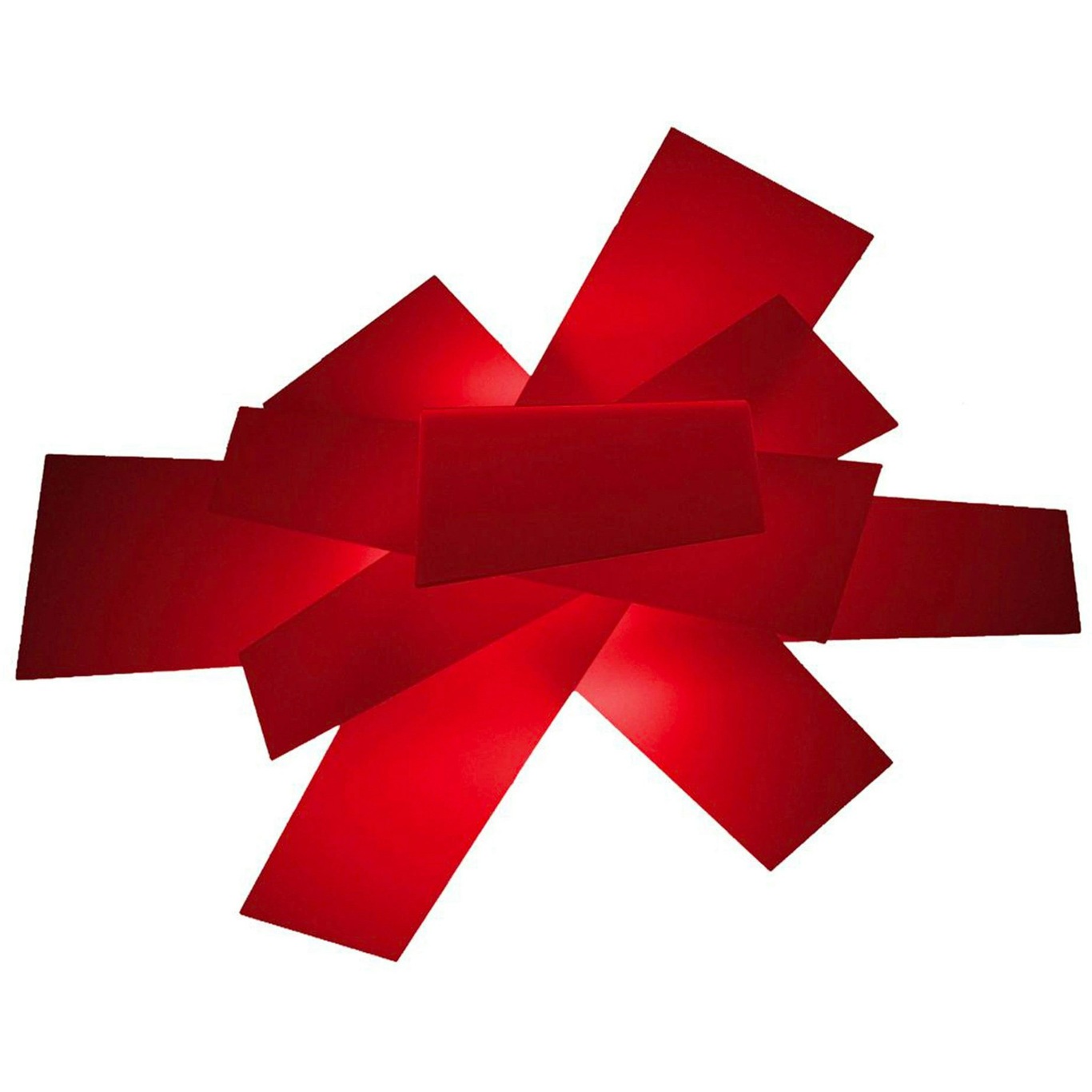 Big Bang Loftslampe/Væglampe, Rød