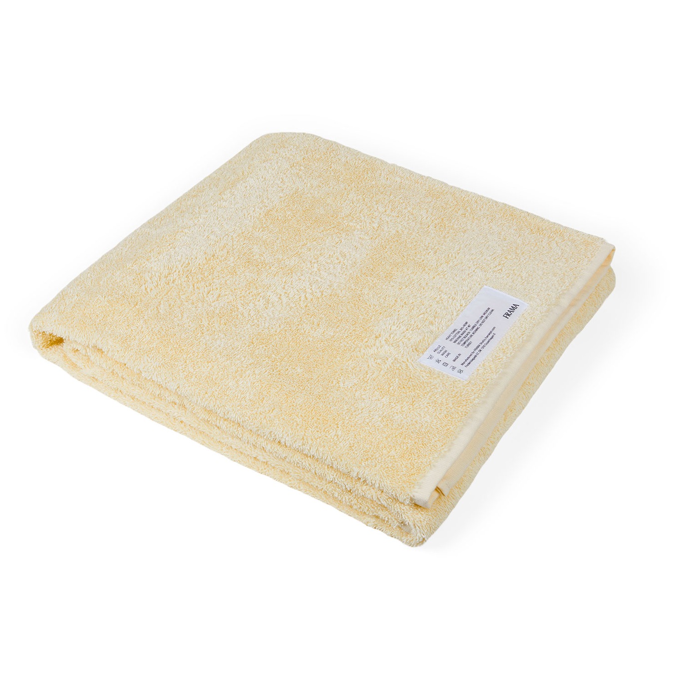 Heavy Towel Badelagen 100x150 cm, Pale Yellow