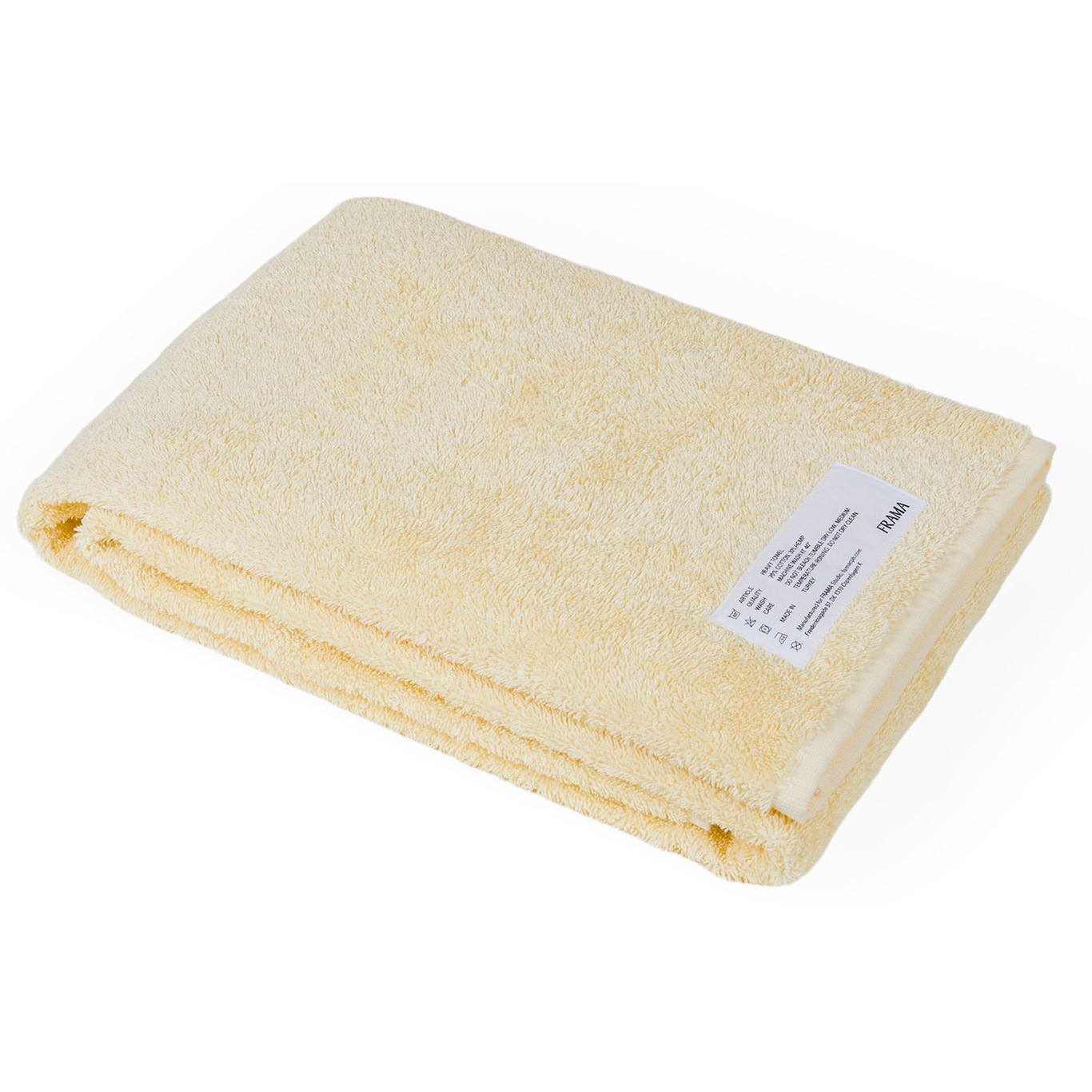 Heavy Towel Badehåndklæde 70x140 cm, Pale Yellow