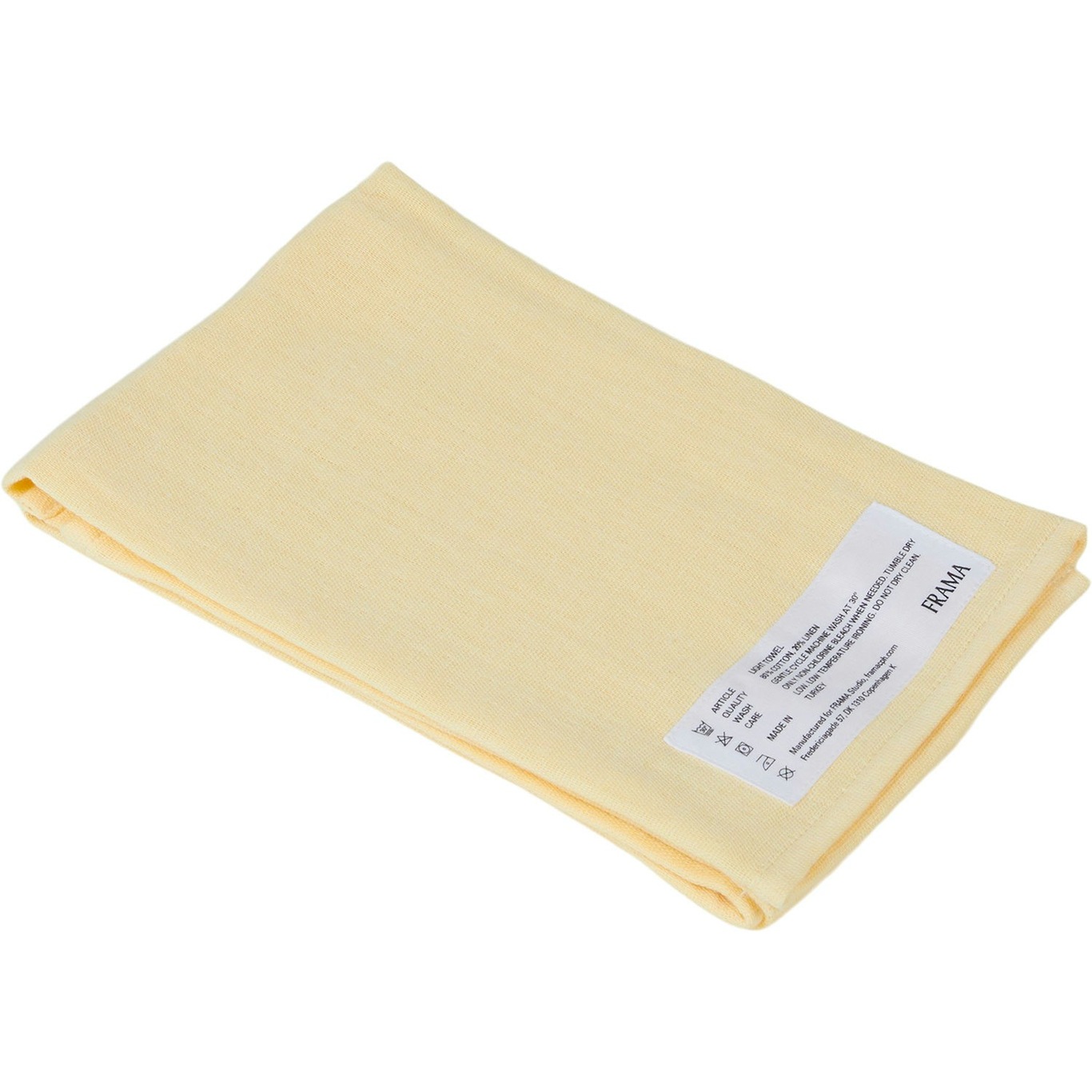 Light Towel Håndklæde 50x80 cm, Pale Yellow