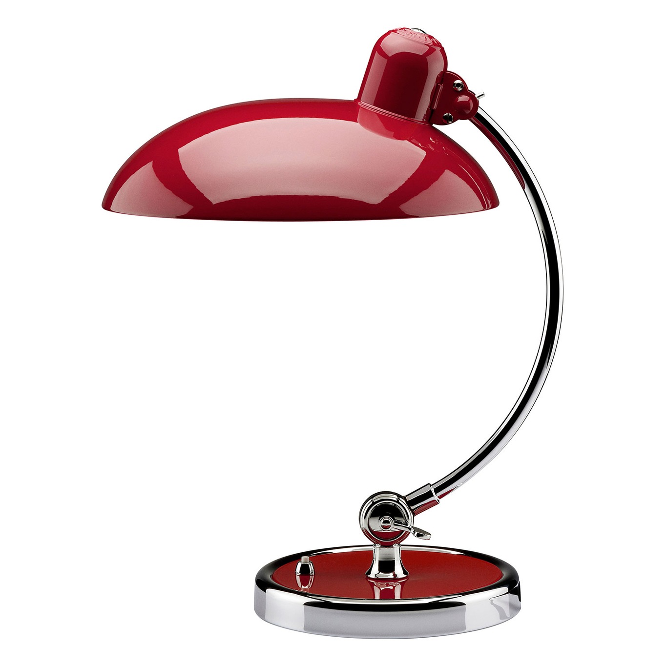 Kaiser Idell 6631-T Luxus Bordlampe, Ruby Red