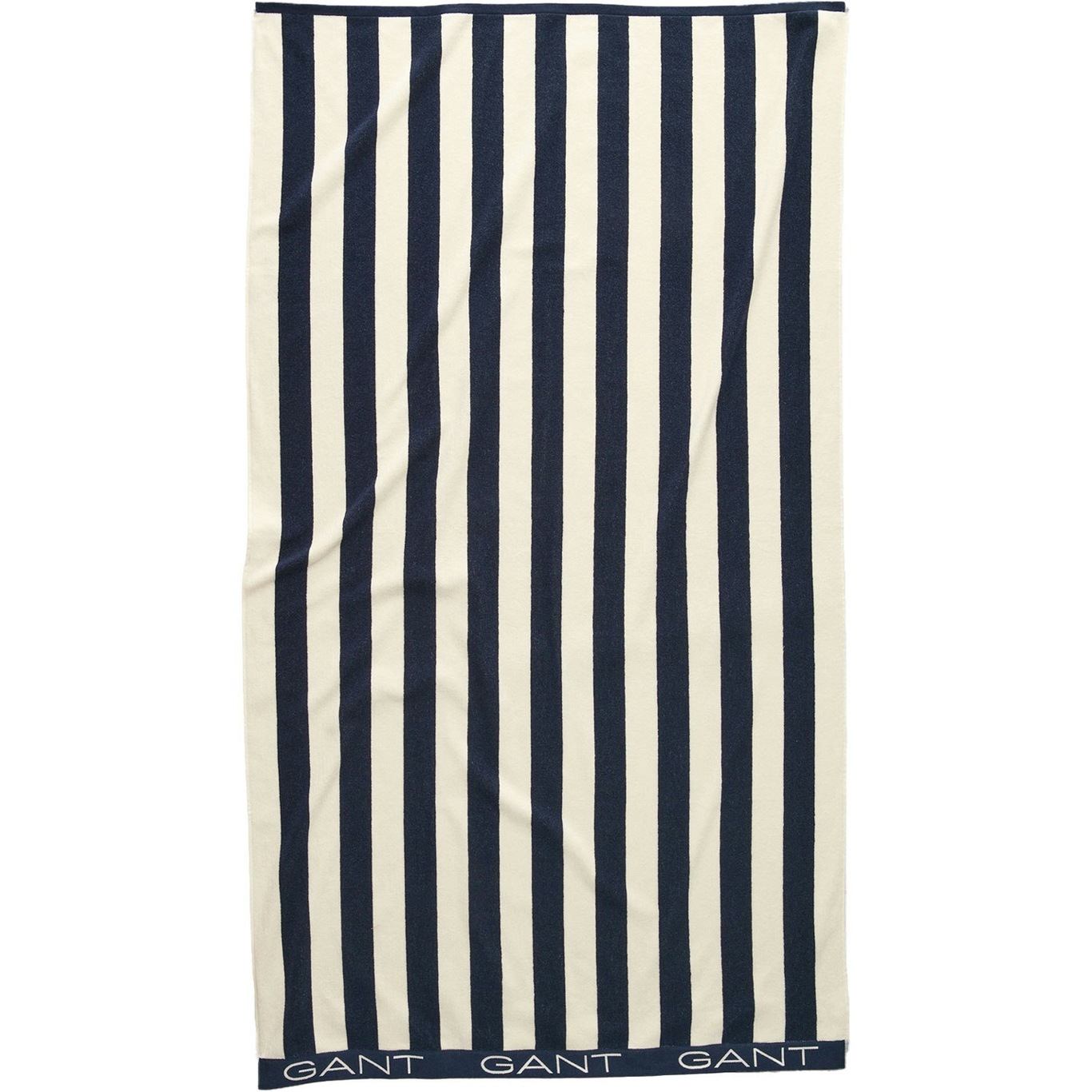 Block Stripe Strandhåndklæde 100x180 cm, Evening Blue