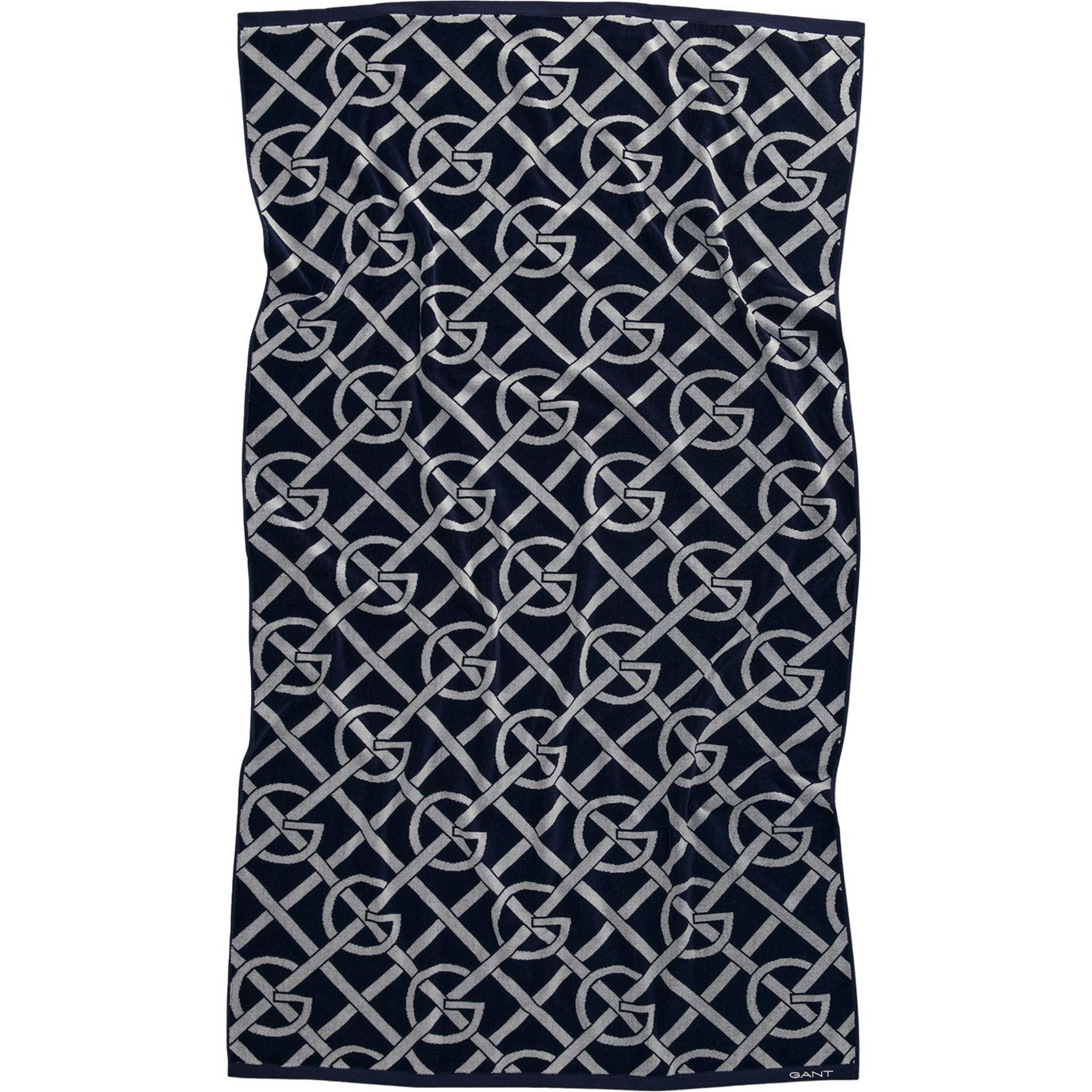 G-Pattern Strandhåndklæde 100x180 cm, Evening Blue