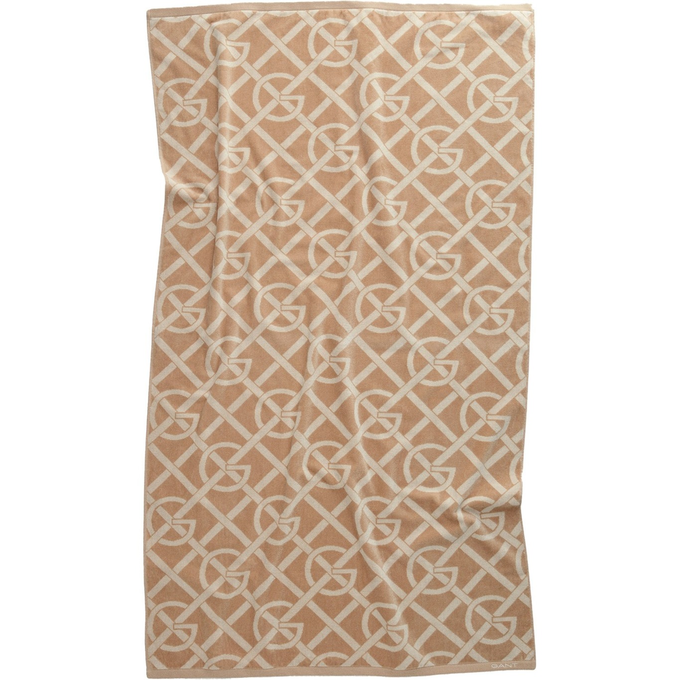 G-Pattern Strandhåndklæde 100x180 cm, Dry Sand