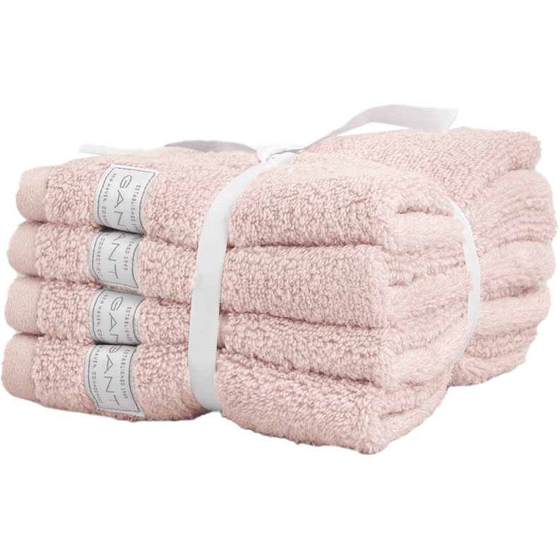 Premium Håndklæder 30x30 cm 4-pak, Pink Embrace