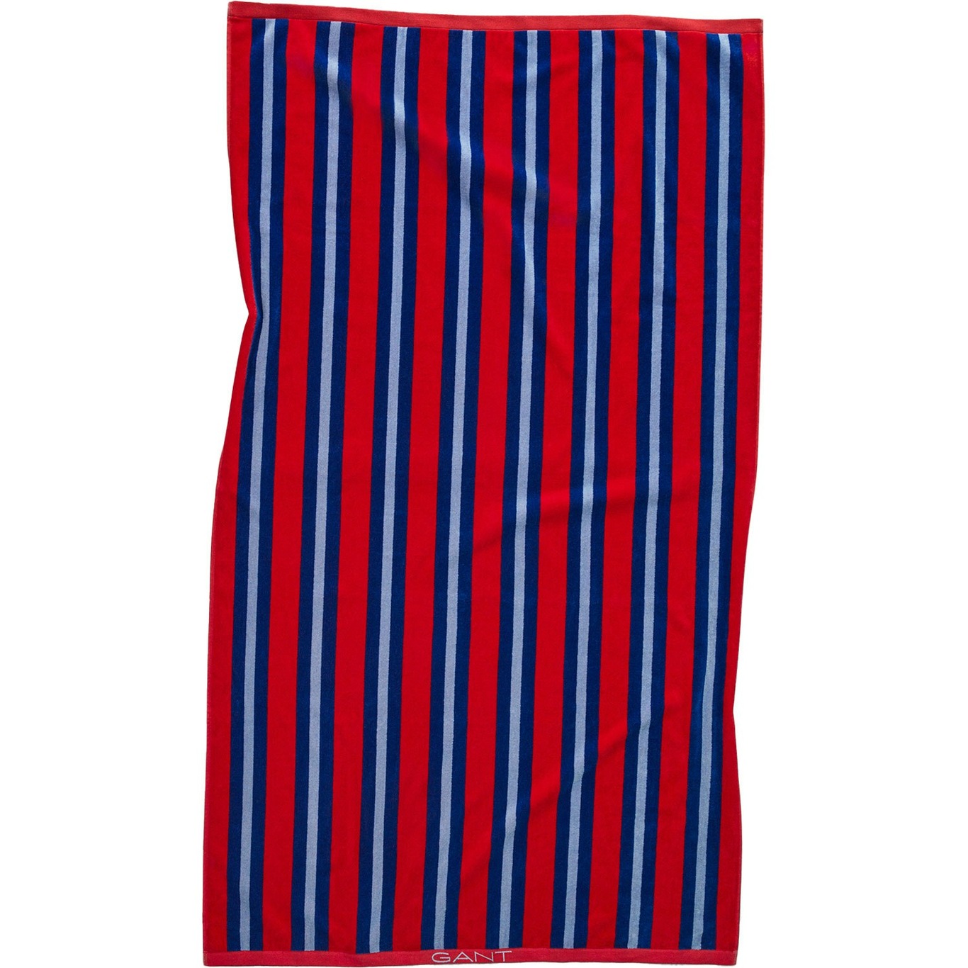 Stripe Strandhåndklæde 100x180 cm, Bright Red