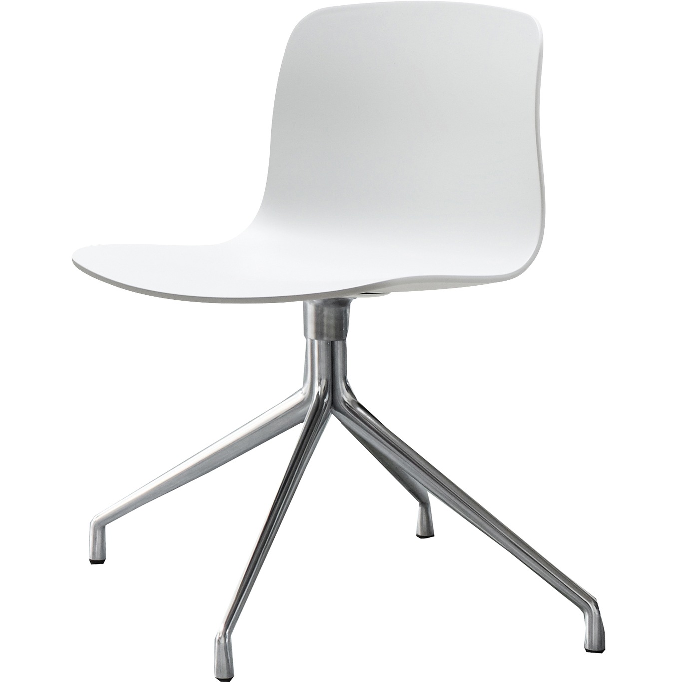 AAC 10 Stol, Drejefod  Aluminium / Hvid