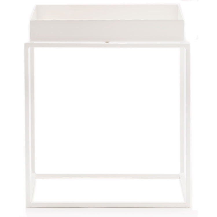 Bakkebord 30x30 cm, Hvidt