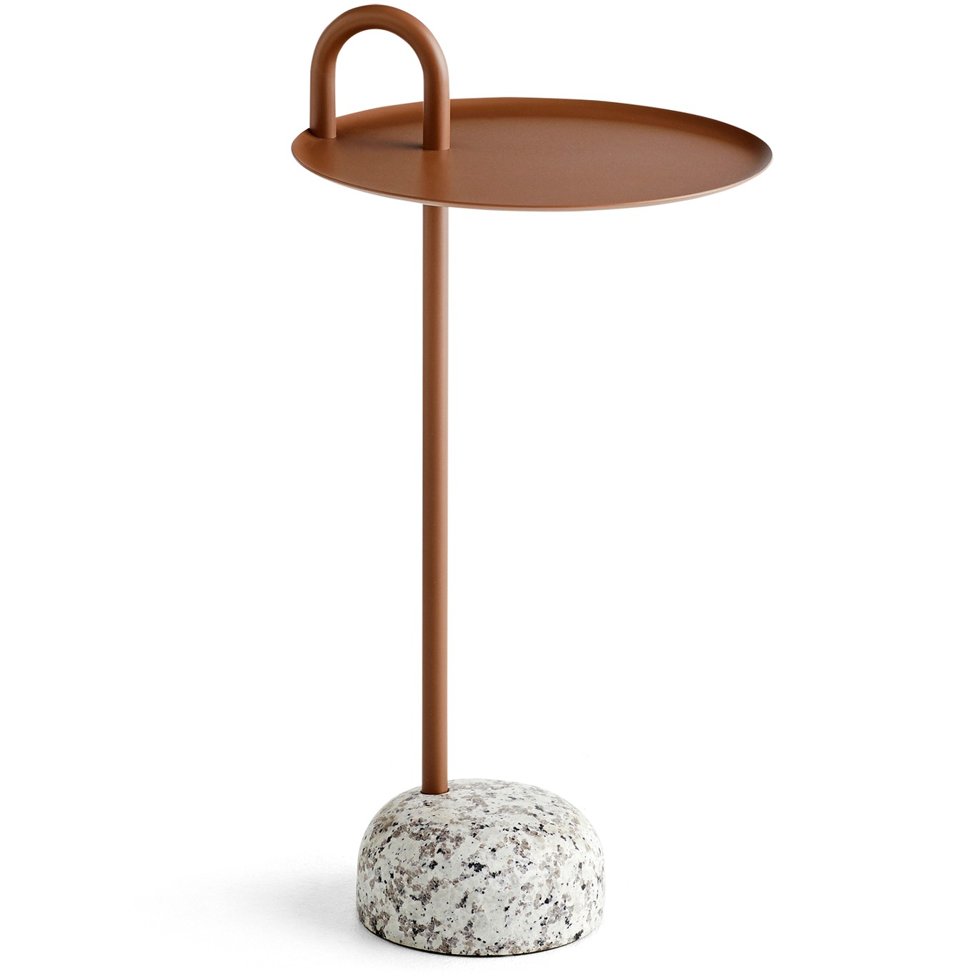 Bowler Side Table, Pale Brown