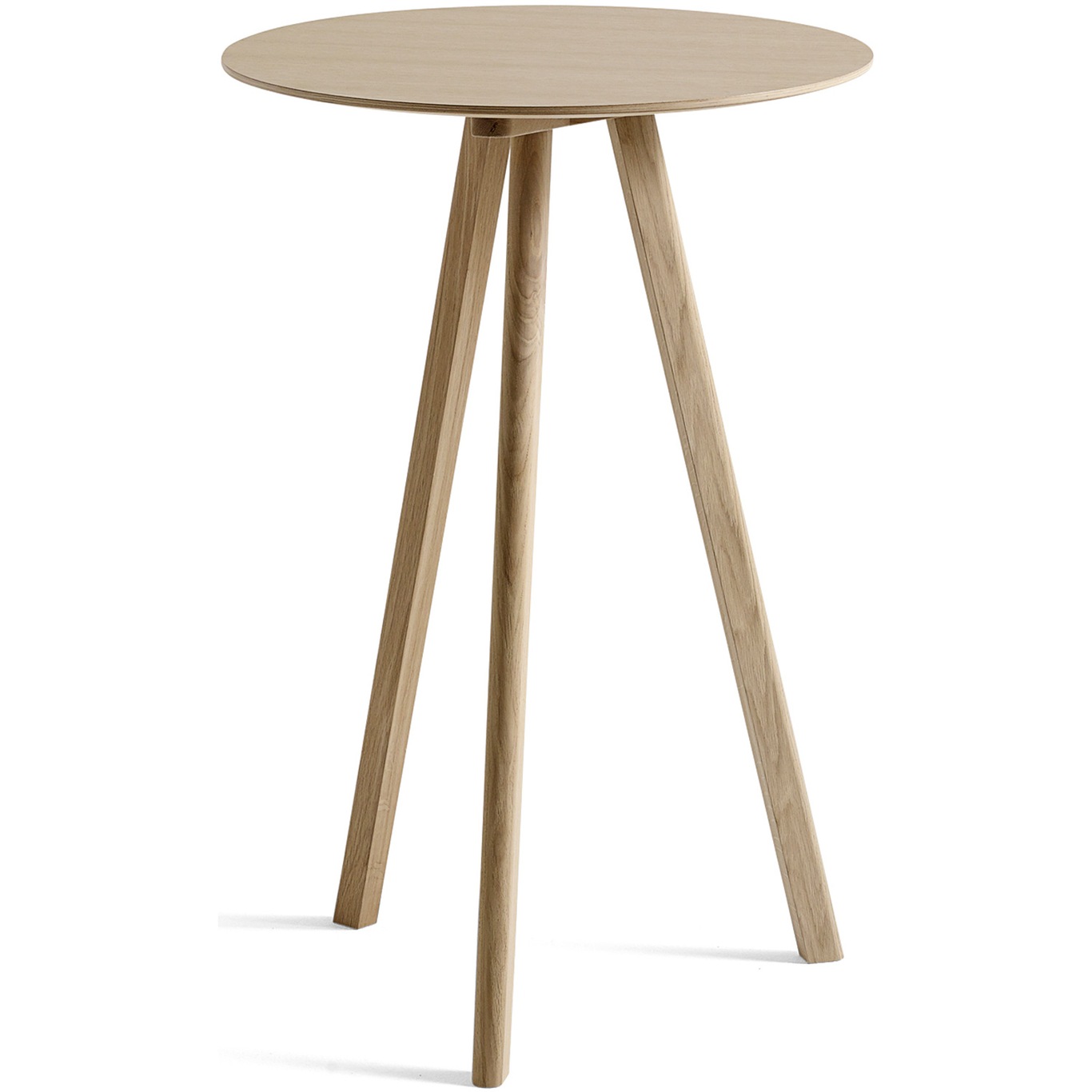 CPH 20 Bar Table Ø70x105 cm, Water-based Lacquered Oak