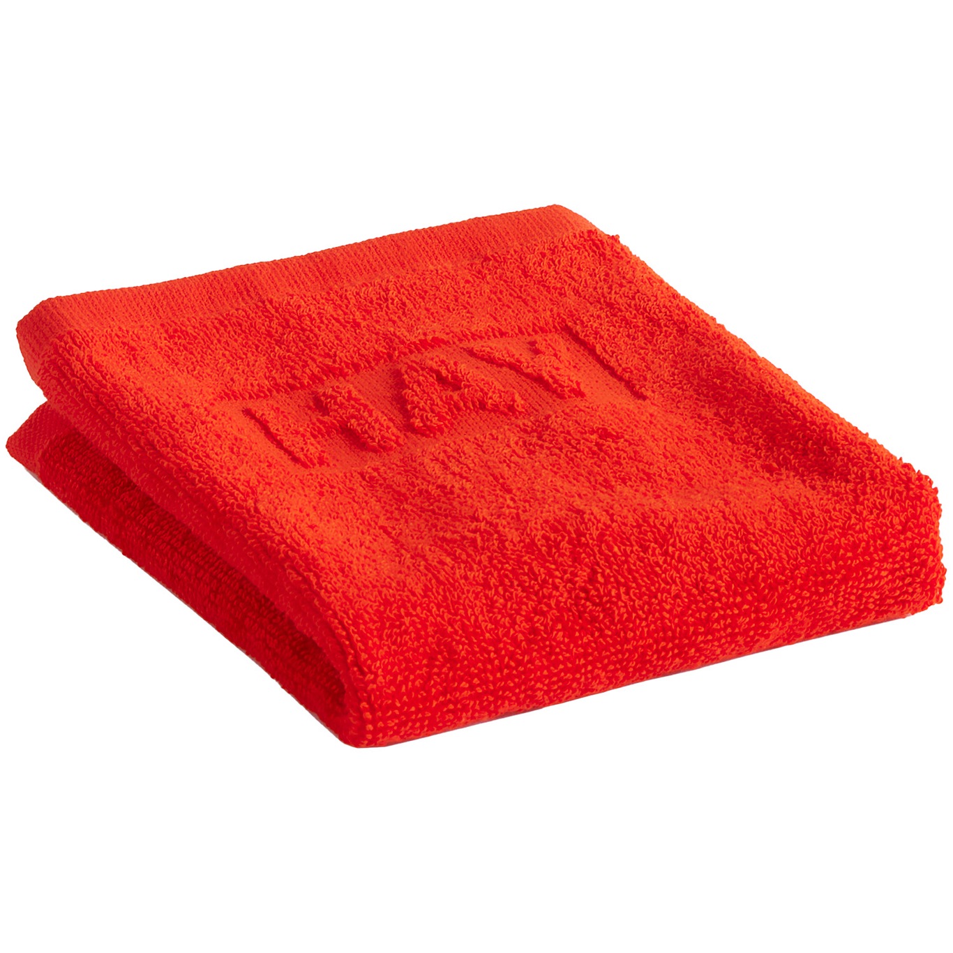 Mono Ansigtshåndklæde 30x30 cm, Poppy Red