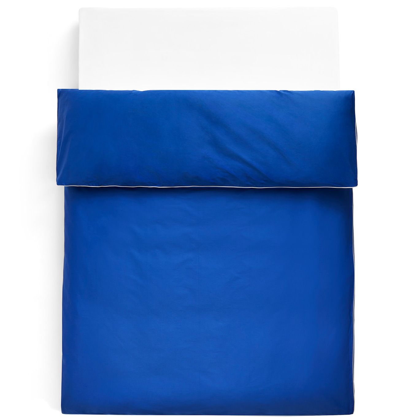 Outline Dynebetræk 220x220 cm, Vivid Blue