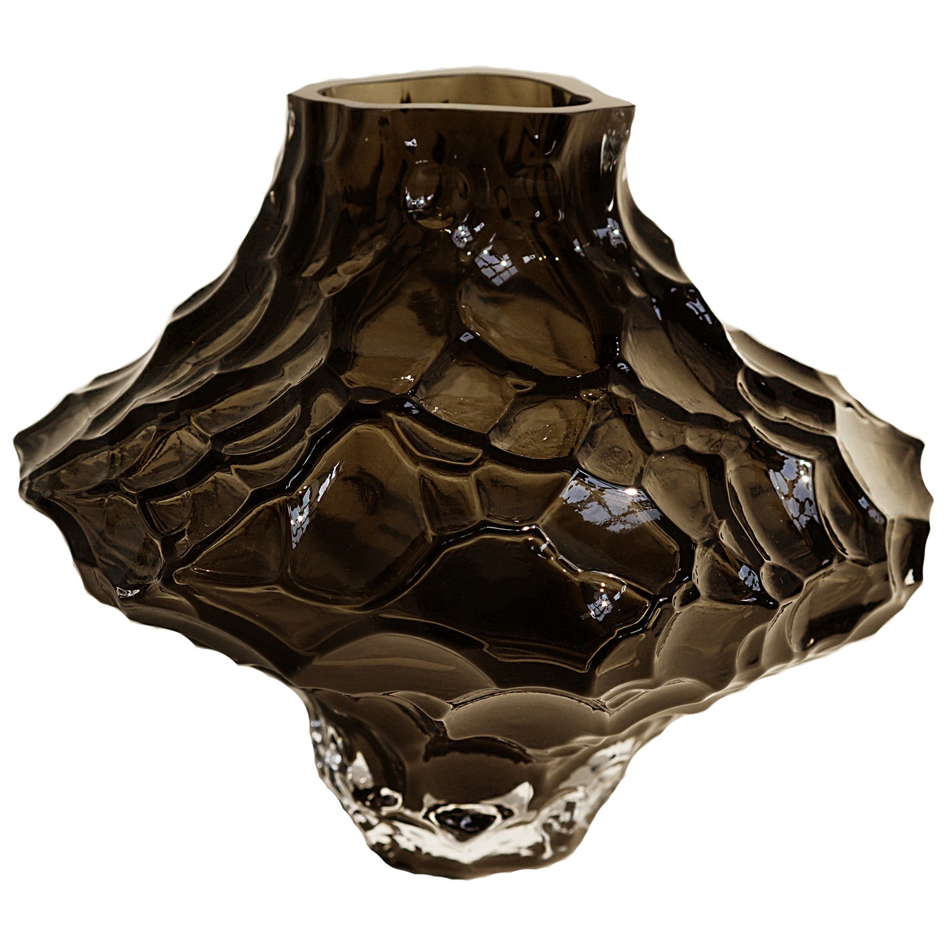 Canyon Vase 23 cm, Røg