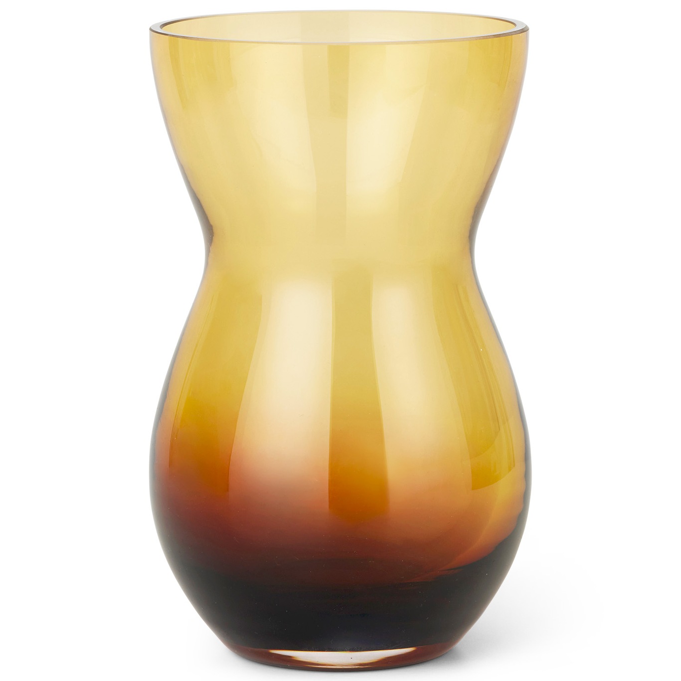Calabas Duo Vase, Amber / Bourgogne