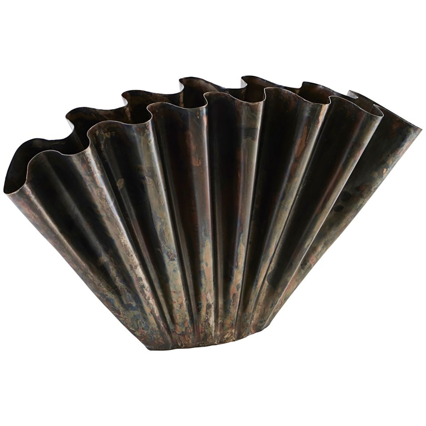 Flood Vase 30 cm, Antik Brun