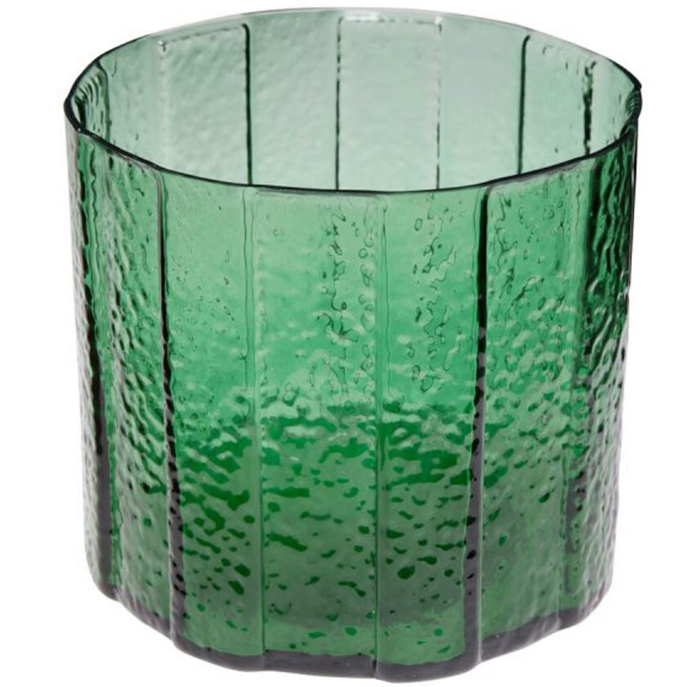 Emerald Vase 20 cm, Grøn