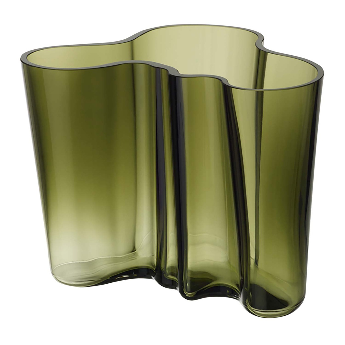 Alvar Aalto Vase 16 cm, Moss Green