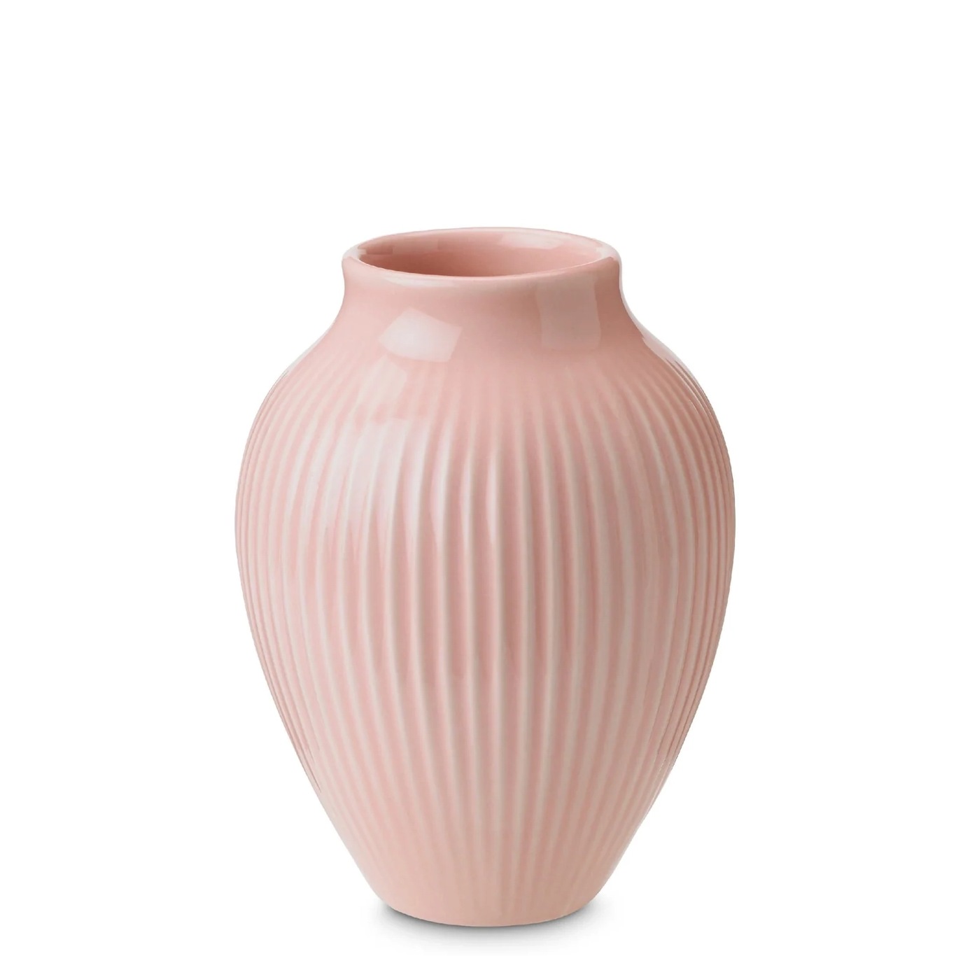Vase Rillet 12,5 cm, Rosa
