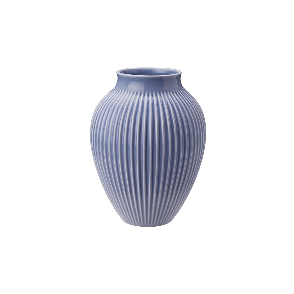 Vase Profileret Lavendelblå 20 cm